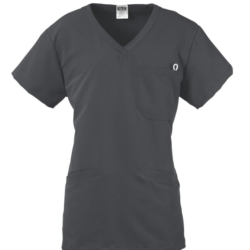 Medline Berkeley AVE Women's Stretch Tunic Scrub Top 3 Pockets